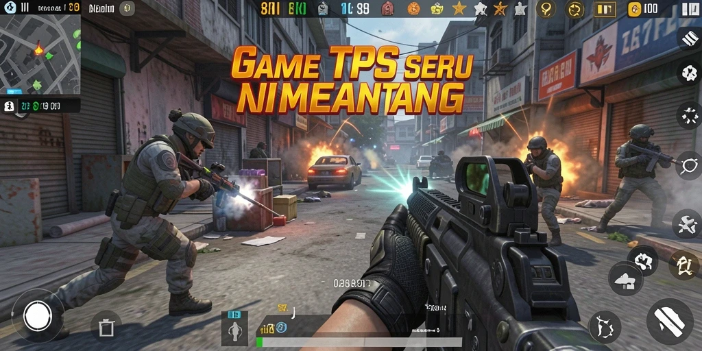 Tampilan screenshot gameplay 8II yang penuh aksi dan seru.