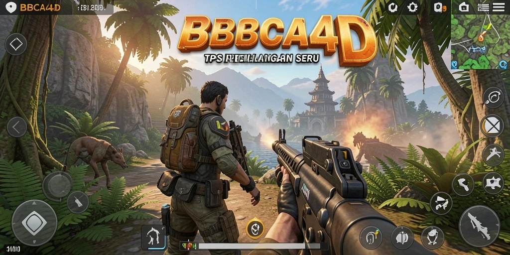 Gameplay seru dalam BBCA4D dengan aksi TPS menarik.