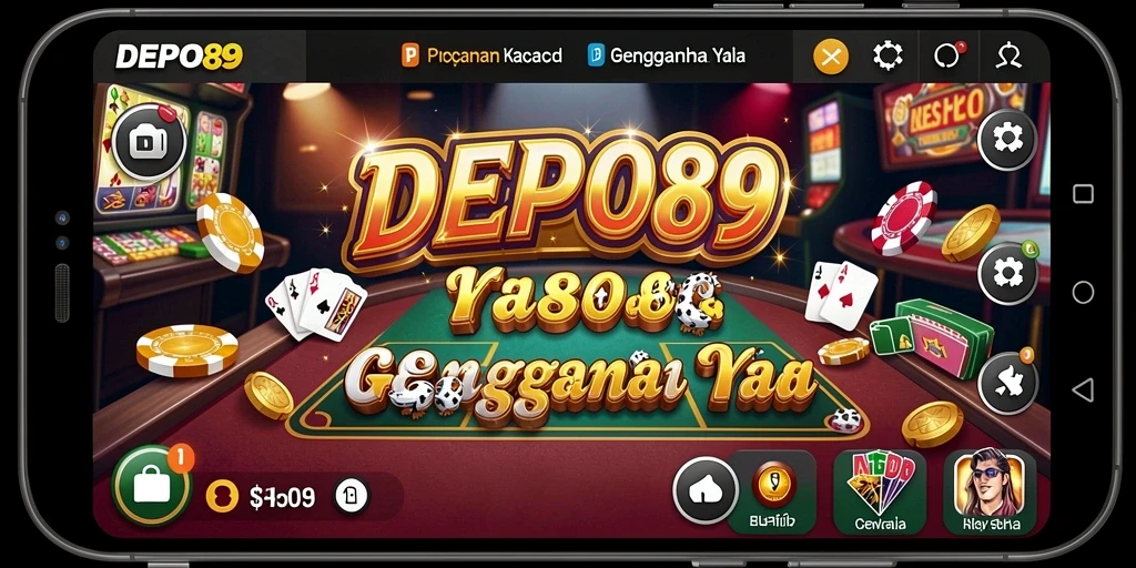 Tampilan gameplay seru DEPO89 dengan variasi permainan Kasino.