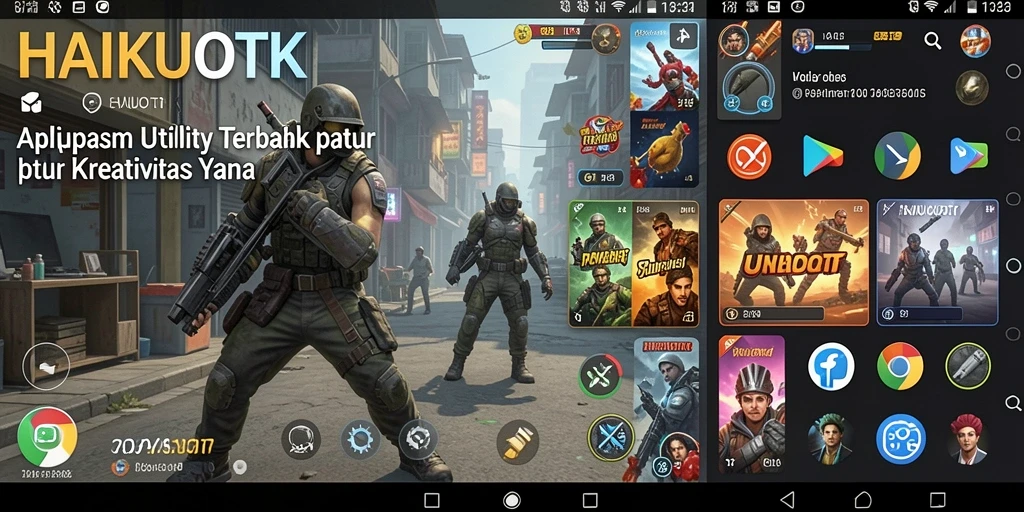 Tampilan screenshot HAIKUOTK dengan antarmuka yang menarik dan fungsional.