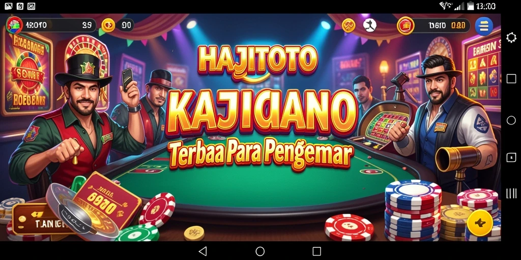 Tampilan antarmuka utama HAJITOTO dengan berbagai pilihan permainan Kasino.