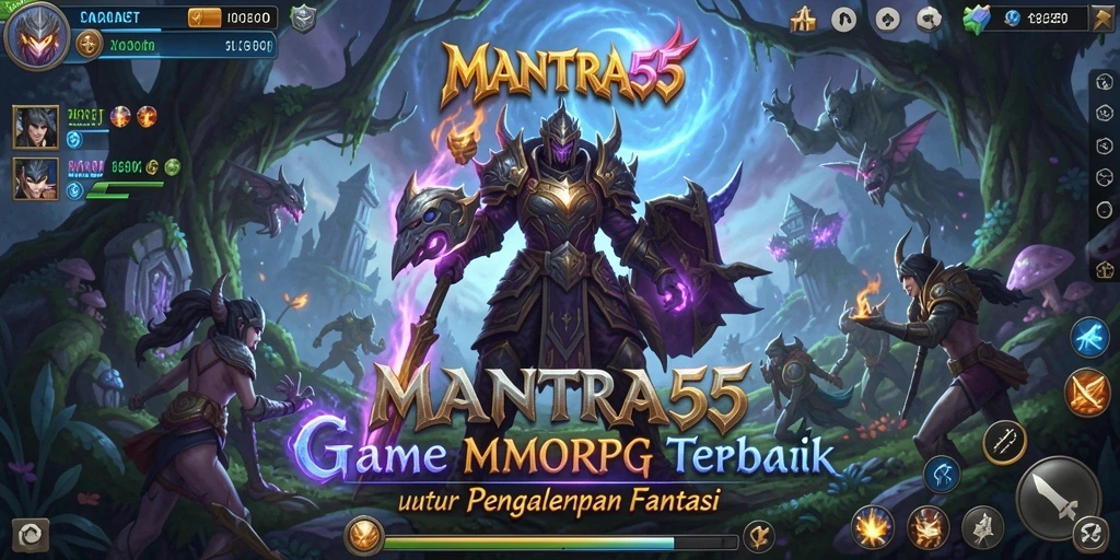Tangkapan layar gameplay MANTRA55 yang menunjukkan aksi pertempuran seru.