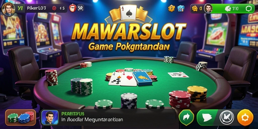 Screenshot gameplay MAWARSLOT menampilkan keseruan bermain Poker.