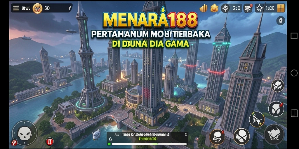 Screenshot MENARA188 menampilkan aksi seru dalam Tower Defense.