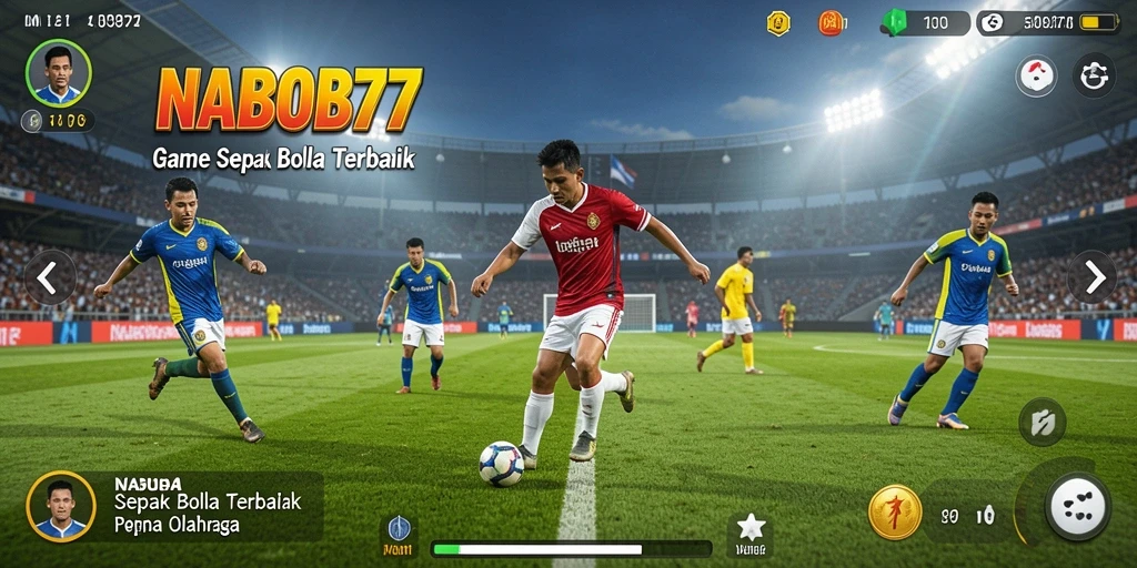 Tangkapan layar utama <strong>NABOB77</strong> menunjukkan aksi sepak bola yang seru dan mendebarkan.