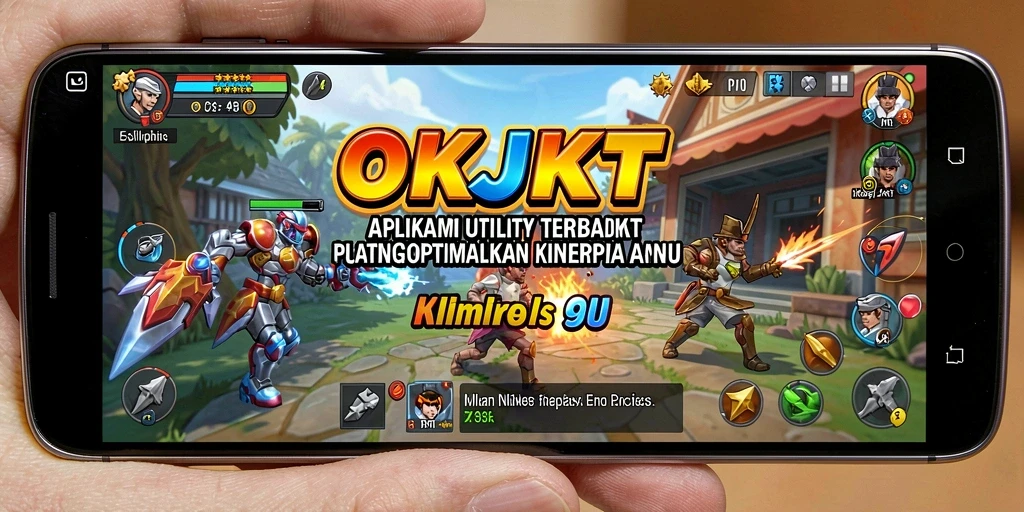 Screenshot utama OKJKT menampilkan antarmuka aplikasi Utility yang ramah pengguna.