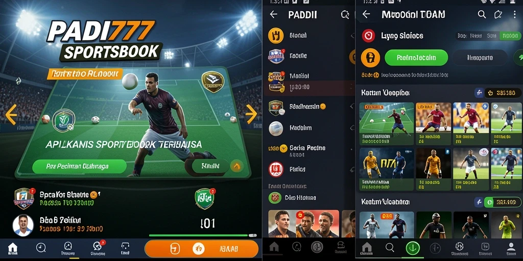 Tampilan gameplay PADI777 dengan opsi taruhan olahraga yang menarik.