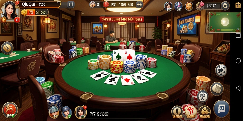 Screenshot gameplay QiuQiu yang menampilkan momen seru dalam PP7.