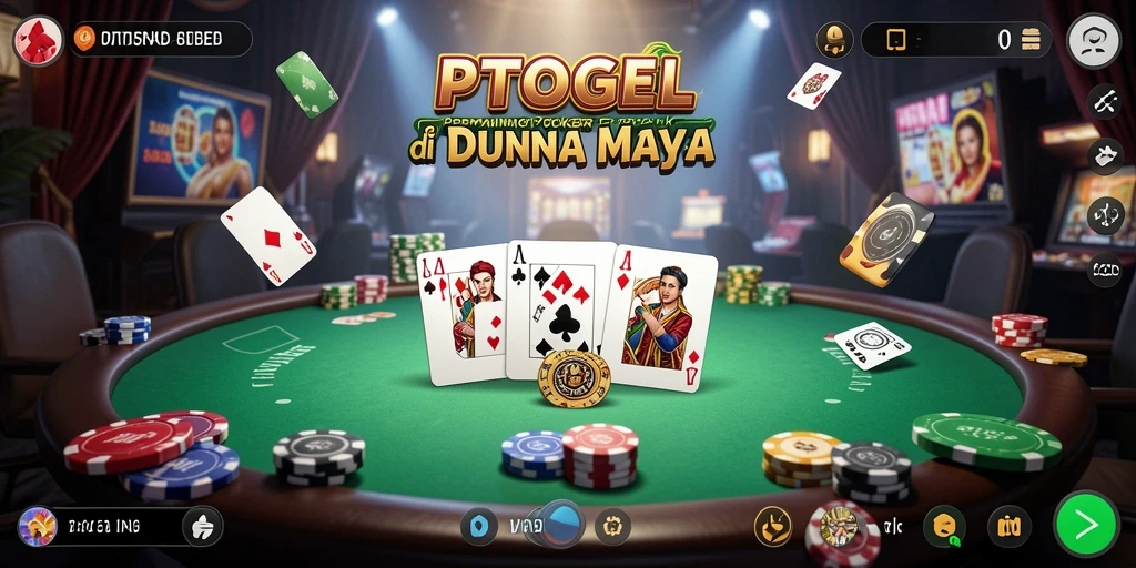 Tampilan gameplay menarik dan seru dari PTTOGEL saat bermain poker.