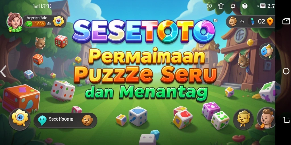 Screenshot gameplay SESETOTO menampilkan tantangan Puzzle yang menarik.