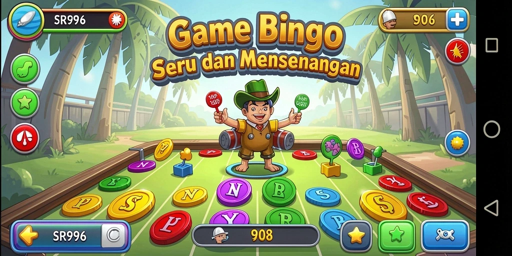 Tampilan menarik gameplay bingo di SR996.